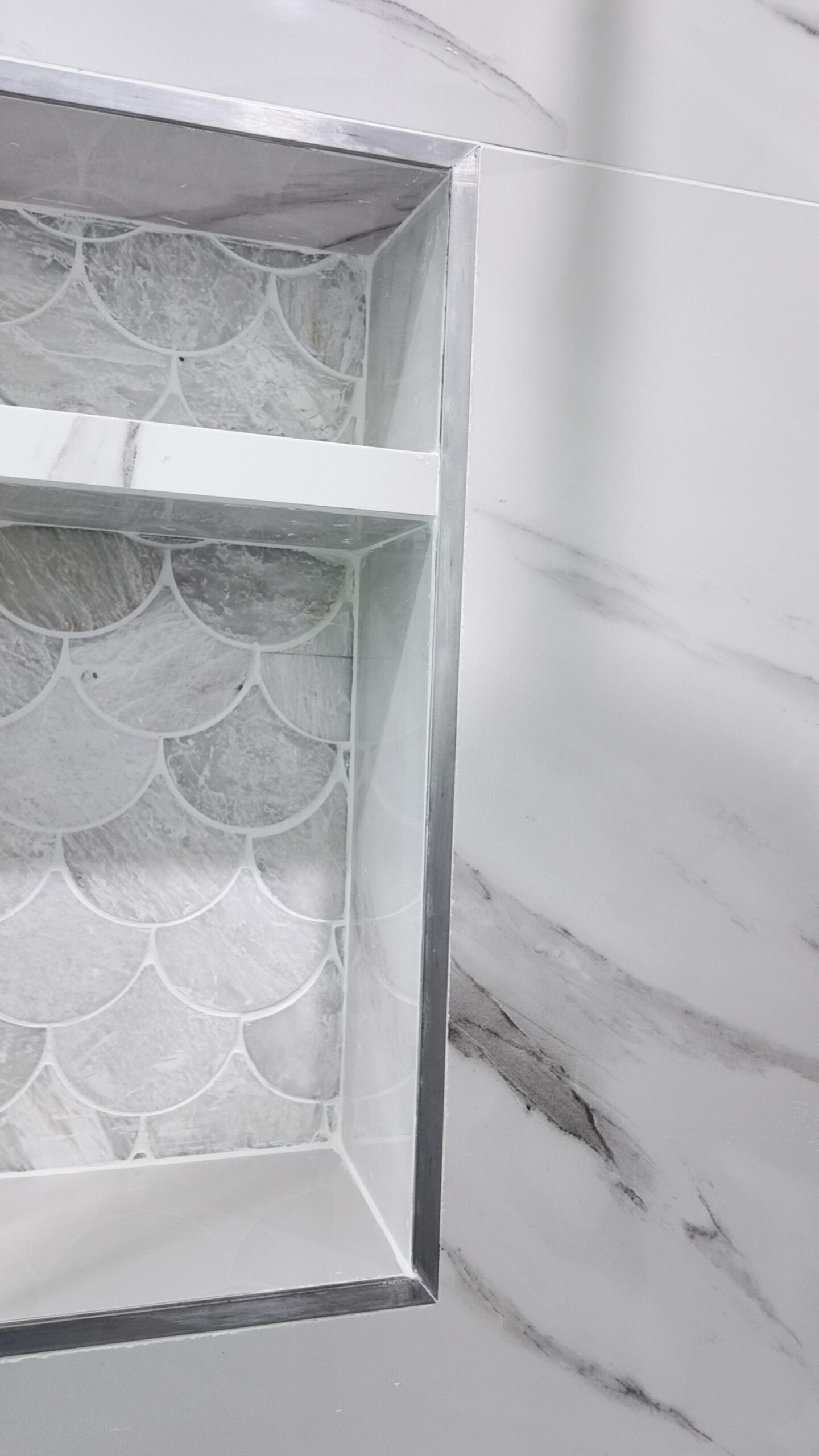 Completed bathroom remodel in a South Florida home