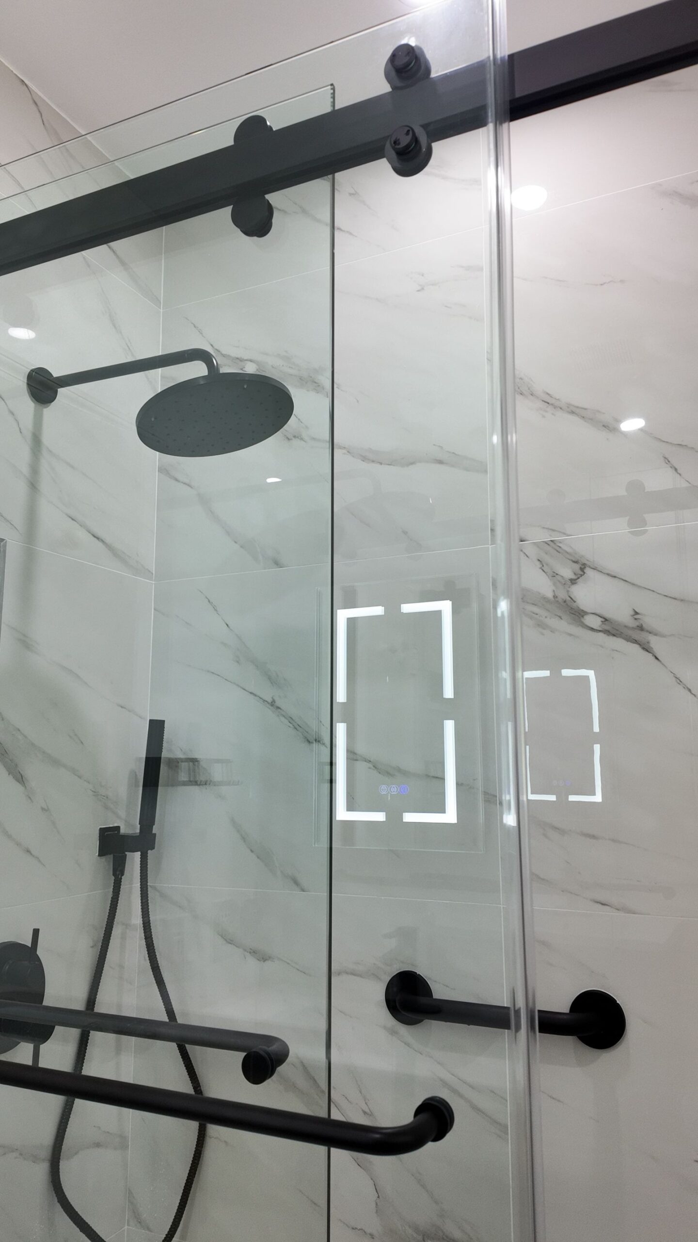 Completed bathroom remodel in a South Florida home