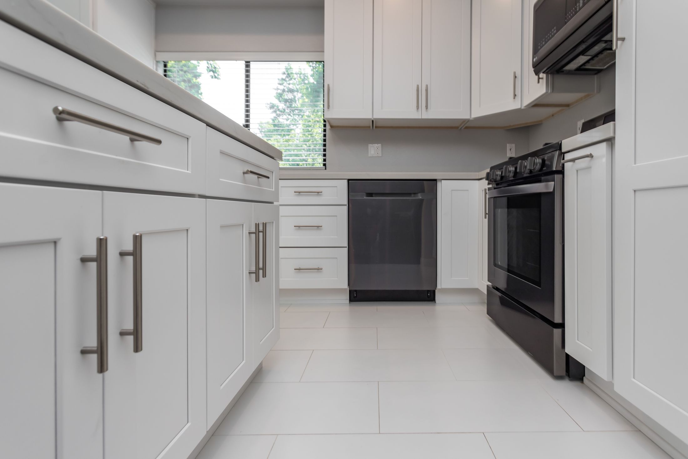 Completed kitchen remodel in a South Florida home