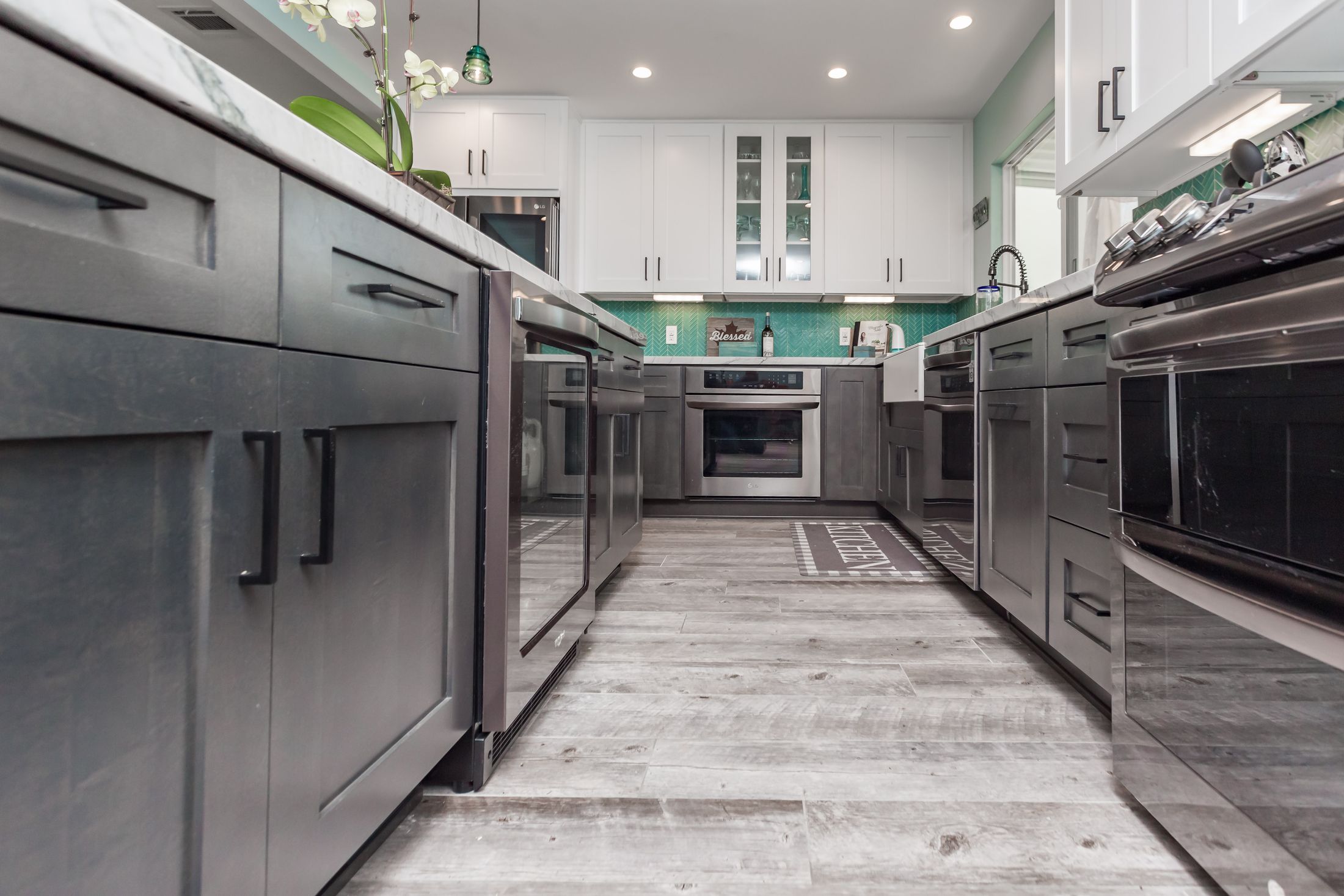 Completed kitchen remodel in a South Florida home