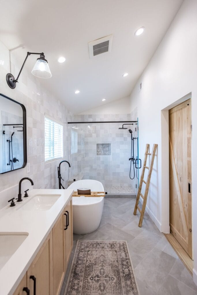 Spa-Style Primary Bathroom Remodel with Freestanding Tub & Walk-In Shower — photo 6