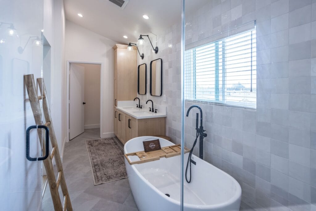 Spa-Style Primary Bathroom Remodel with Freestanding Tub & Walk-In Shower — photo 19