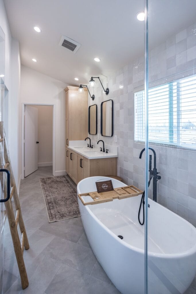 Spa-Style Primary Bathroom Remodel with Freestanding Tub & Walk-In Shower — photo 20