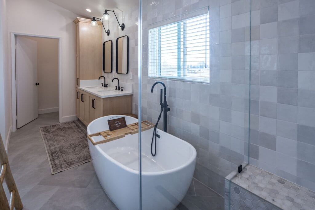 Spa-Style Primary Bathroom Remodel with Freestanding Tub & Walk-In Shower — photo 21