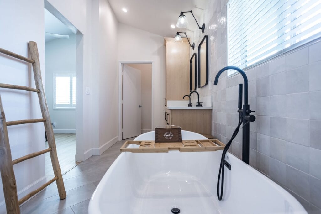 Spa-Style Primary Bathroom Remodel with Freestanding Tub & Walk-In Shower — photo 24