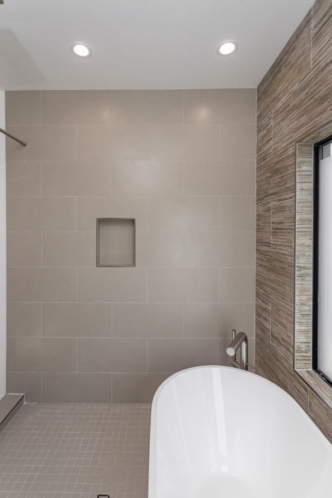 Whole-Home Bathroom Renovation with Spa Showers & a Freestanding Soaking Tub — photo 18