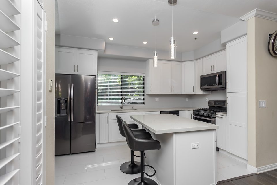 Completed kitchen handed over after final inspection