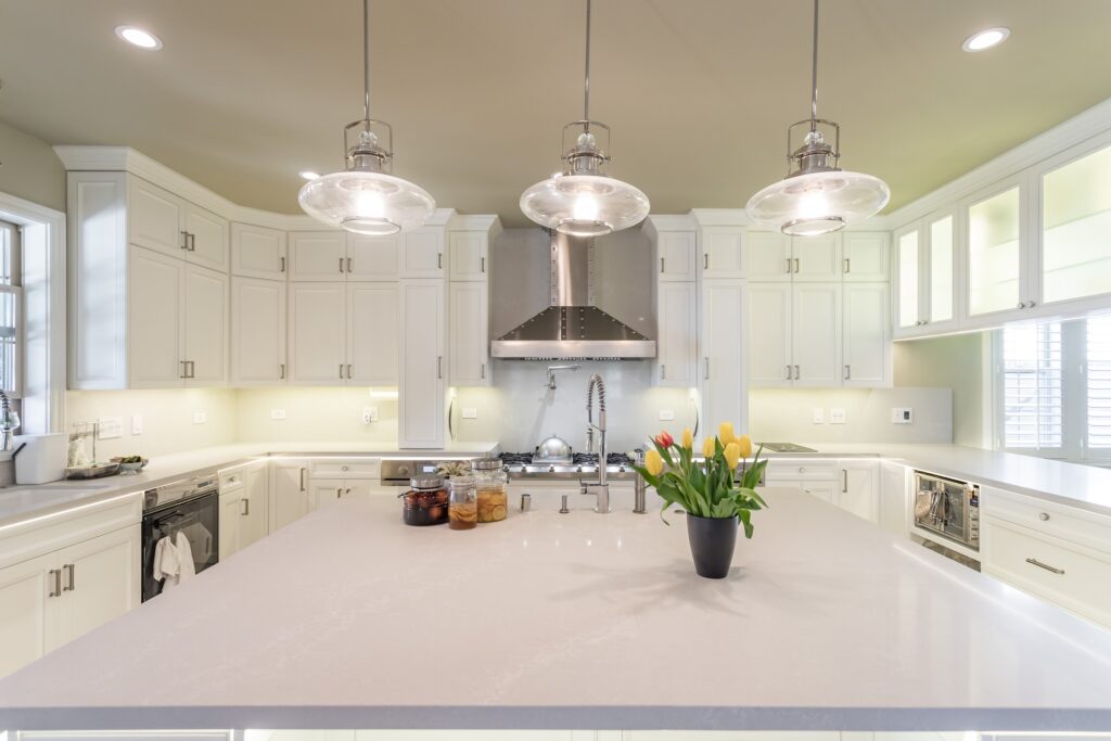 Chef-Grade Kitchen Remodel with Waterfall Quartz Island — photo 5