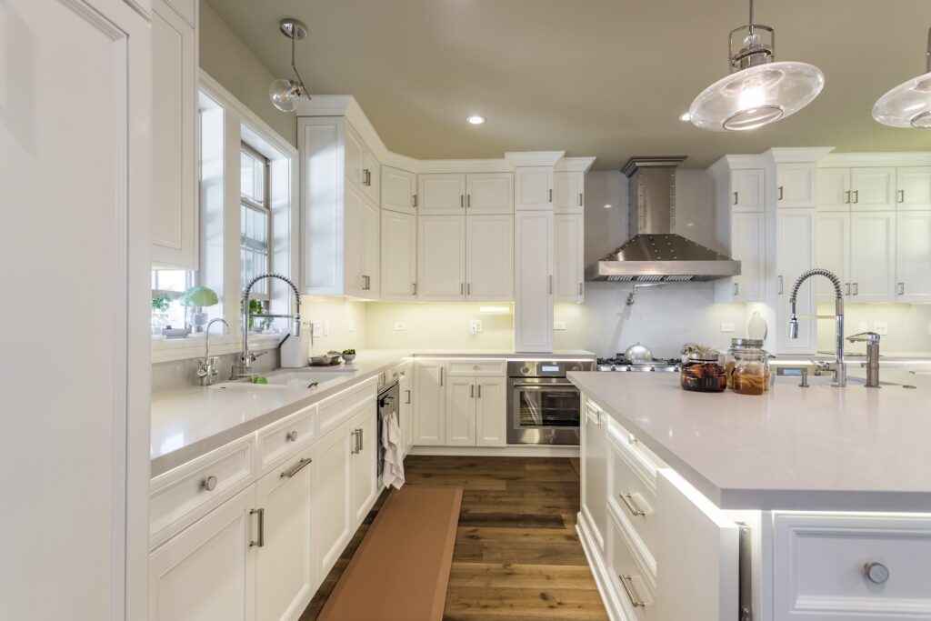 Chef-Grade Kitchen Remodel with Waterfall Quartz Island — photo 8
