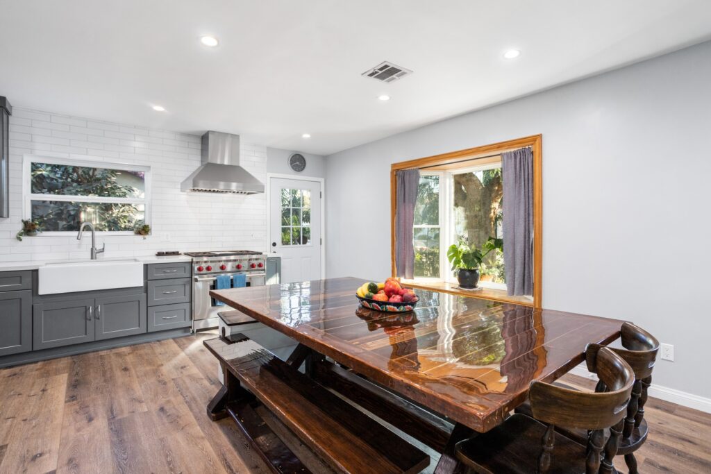 Gray Shaker Kitchen Remodel with Wolf Range & Farmhouse Sink — photo 6
