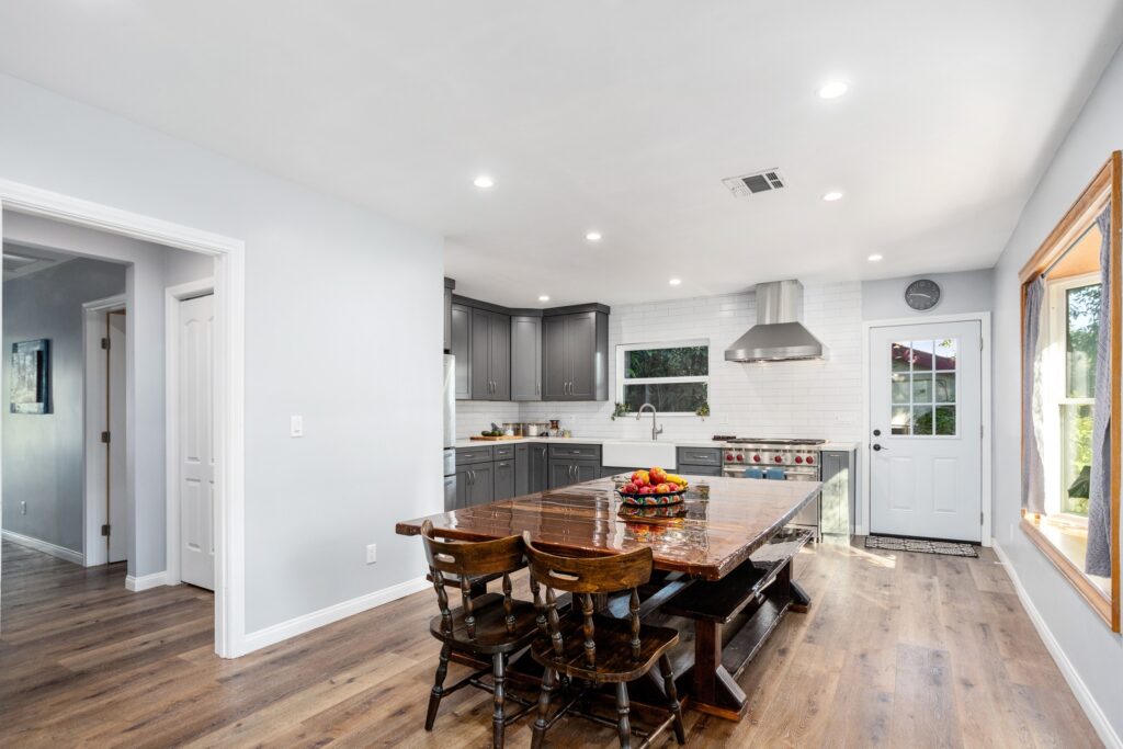 Gray Shaker Kitchen Remodel with Wolf Range & Farmhouse Sink — photo 7