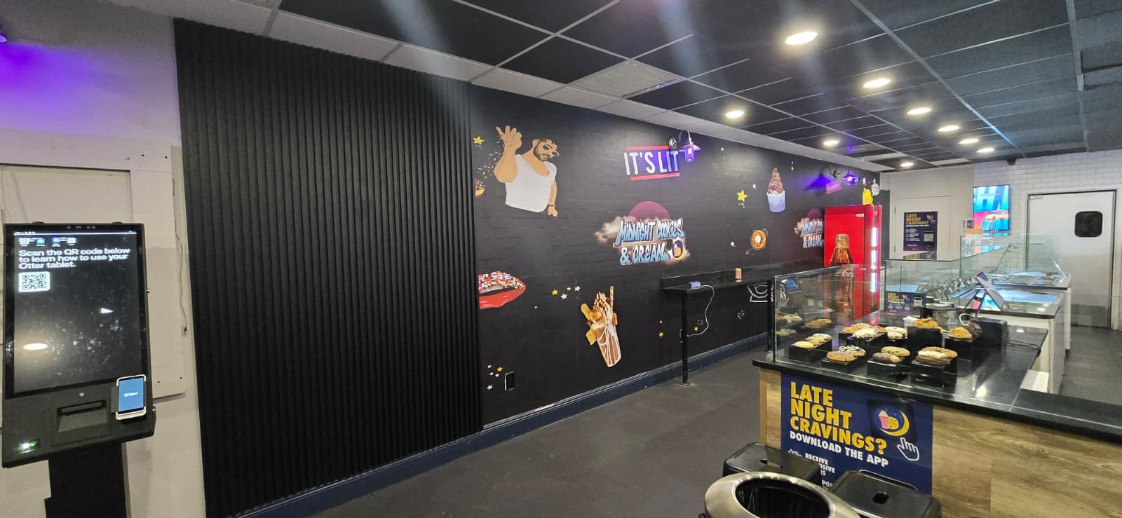 Full Commercial Build-Out for a Late-Night Cookie & Ice Cream Shop